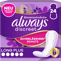 discreet Slipeinlagen Inkontinenz Long Plus, 24 St