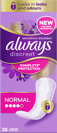 discreet Slipeinlagen Inkontinenz Normal, 28 St