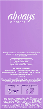 discreet Slipeinlagen Inkontinenz Normal, 28 St