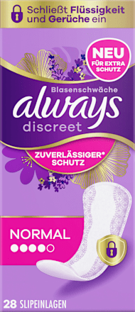 discreet Slipeinlagen Inkontinenz Normal, 28 St