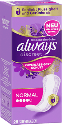 discreet Slipeinlagen Inkontinenz Normal, 28 St