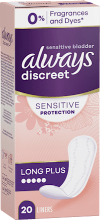 discreet Slipeinlagen Inkontinenz Sensitive Long Plus, 20 St