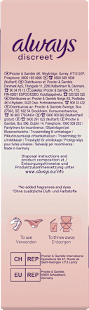 discreet Slipeinlagen Inkontinenz Sensitive Long Plus, 20 St