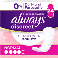 discreet Slipeinlagen Inkontinenz Sensitive Normal, 24 St