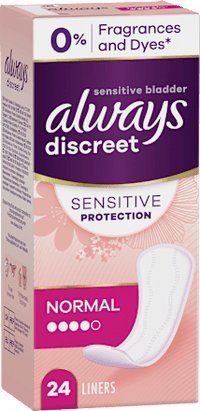 discreet Slipeinlagen Inkontinenz Sensitive Normal, 24 St