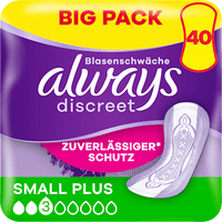 Incontinentieverbanden Small Plus, Grote verpakking, 40 stuks