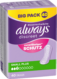 Einlagen Inkontinenz Small Plus, Big Pack, 40 St