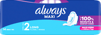 Maxi Pads Lang met vleugels, 14 stuks