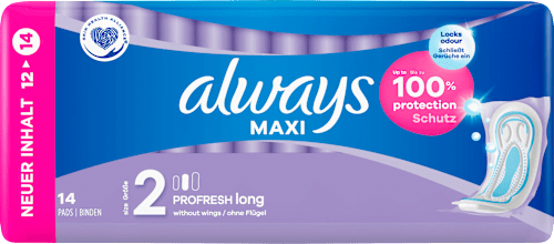 Maxi-Binden ProFresh Long, 14 St always