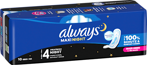 Maxi-Binden ProFresh Night, 10 St