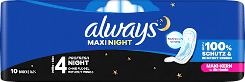 Maxi-Binden ProFresh Night, 10 St