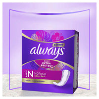 Inlegkruisjes Daily Extra Protect Normaal, Grootverpakking, 48 stuks