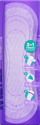 Slipeinlagen Daily Fresh Long ohne Duft, Big Pack, 52 St