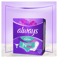 Slipeinlagen Daily Fresh Normal Flexistyle mit Frischeduft, Big Pack, 54 St