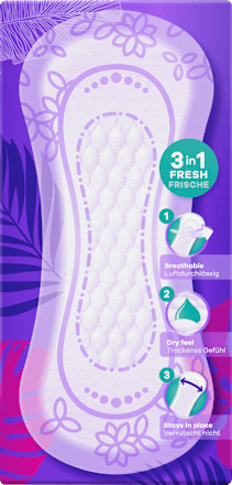 Slipeinlagen Daily Fresh Normal mit Frischeduft, Big Pack, 56 St