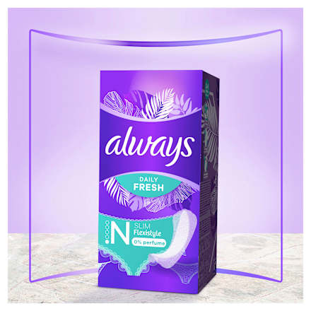 Slipeinlagen Daily Fresh Normal ohne Duft, Big Pack, 56 St