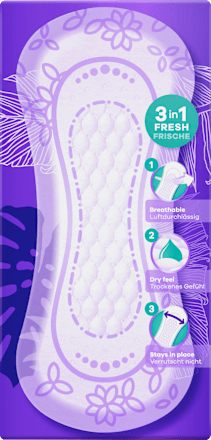 Slipeinlagen Daily Fresh Normal ohne Duft, Big Pack, 56 St