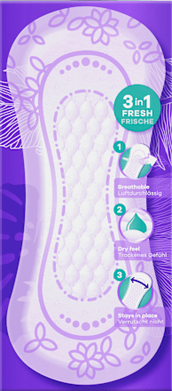 Slipeinlagen Daily Fresh Normal ohne Duft, Big Pack, 56 St