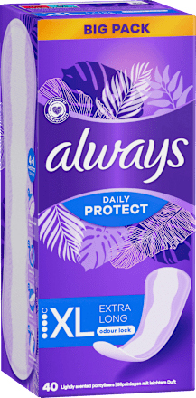 Slipeinlagen Daily Protect Extra Long, Big Pack, 40 St