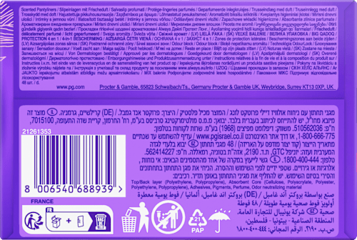 Slipeinlagen Daily Protect Long mit Frischeduft, Big Pack, 48 St