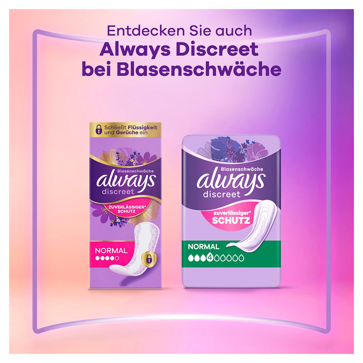 always Slipeinlagen Daily Protect Long ohne Duft, Big Pack, 48 St