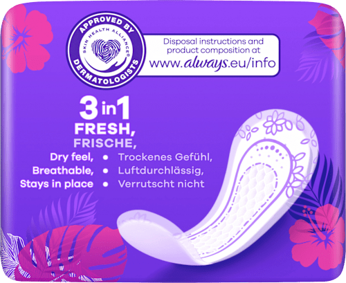 Slipeinlagen Normal to go mit Frischeduft, 20 St