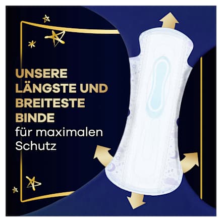 Ultimate-Binden Night Max Protection 6 mit Flügeln, 12 St