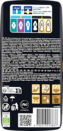 Ultimate-Binden Night Max Protection 6 mit Flügeln, 12 St