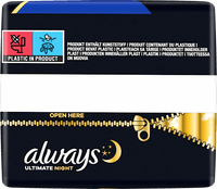 Ultimate Night Max Protection 6 maandverbanden met vleugels, 12 stuks