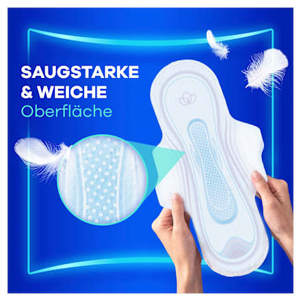 Ultra-Binden Day Long Plus 3 mit Flügeln, Big Pack, 18 St always