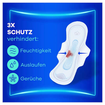 Ultra-Binden Day Long Plus 3 mit Flügeln, Big Pack, 18 St always