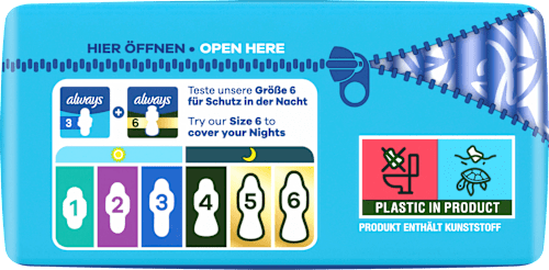 Ultra-Binden Day Long Plus 3 mit Flügeln, Big Pack, 18 St
