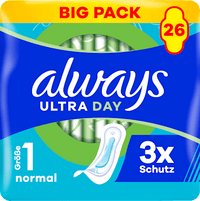 Ultra-Binden Day Normal 1, Big Pack, 26 St always