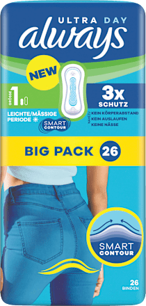 Ultra-Binden Day Normal 1, Big Pack, 26 St