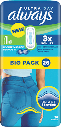 Ultra-Binden Day Normal 1, Big Pack, 26 St