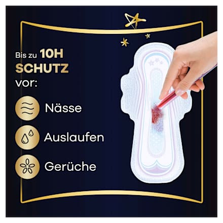 Ultra-Binden Secure Night 4 mit Flügeln, Big Pack, 16 St