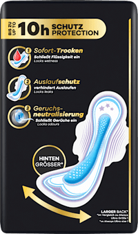 Ultra-Binden Secure Night 4 mit Flügeln, Big Pack, 16 St