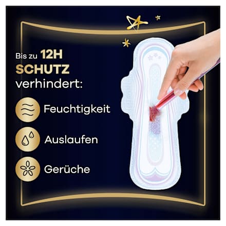 Ultra-Binden Secure Night Extra 5 mit Flügeln, Big Pack, 14 St always