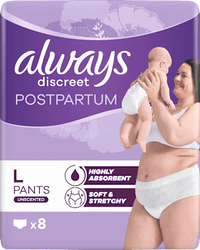 Wochenbett Pants discreet Postpartum, Gr. L, 8 St