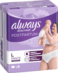 Wochenbett Pants discreet Postpartum, Gr. L, 8 St
