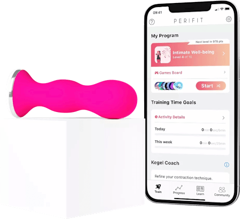 Beckenbodentrainer Perifit Care App-gesteuert, Pink, 1 St