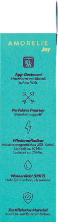 Salsa App-gesteuerter Paar-Vibrator, 1 St