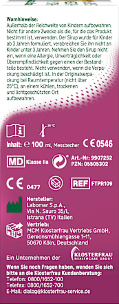 Keel- en hoestsiroop, 100 ml