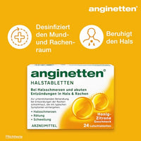 Halstabletten Honig-Zitrone, 24 St