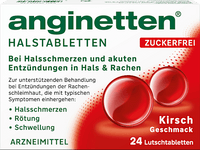 Halstabletten zuckerfrei Kirsche, 24 St