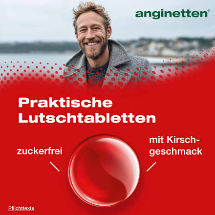 Halstabletten zuckerfrei Kirsche, 24 St