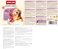 Nassfutter Hund mit Rind & Lamm, Senior, 400 g