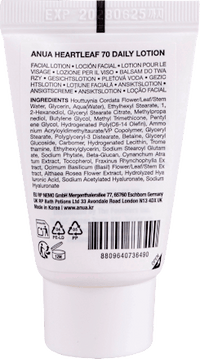 Gesichtscreme Daily Lotion Heartleaf 70 + Hyaluron, 20 g