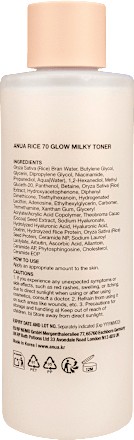 Milky Toner Rice 70 Glow, 250 ml
