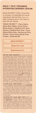 Serum 7 Rice Ceramide Hydrating, 50 ml